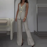 Pamela 2-Piece Statement Vest & Pants Set