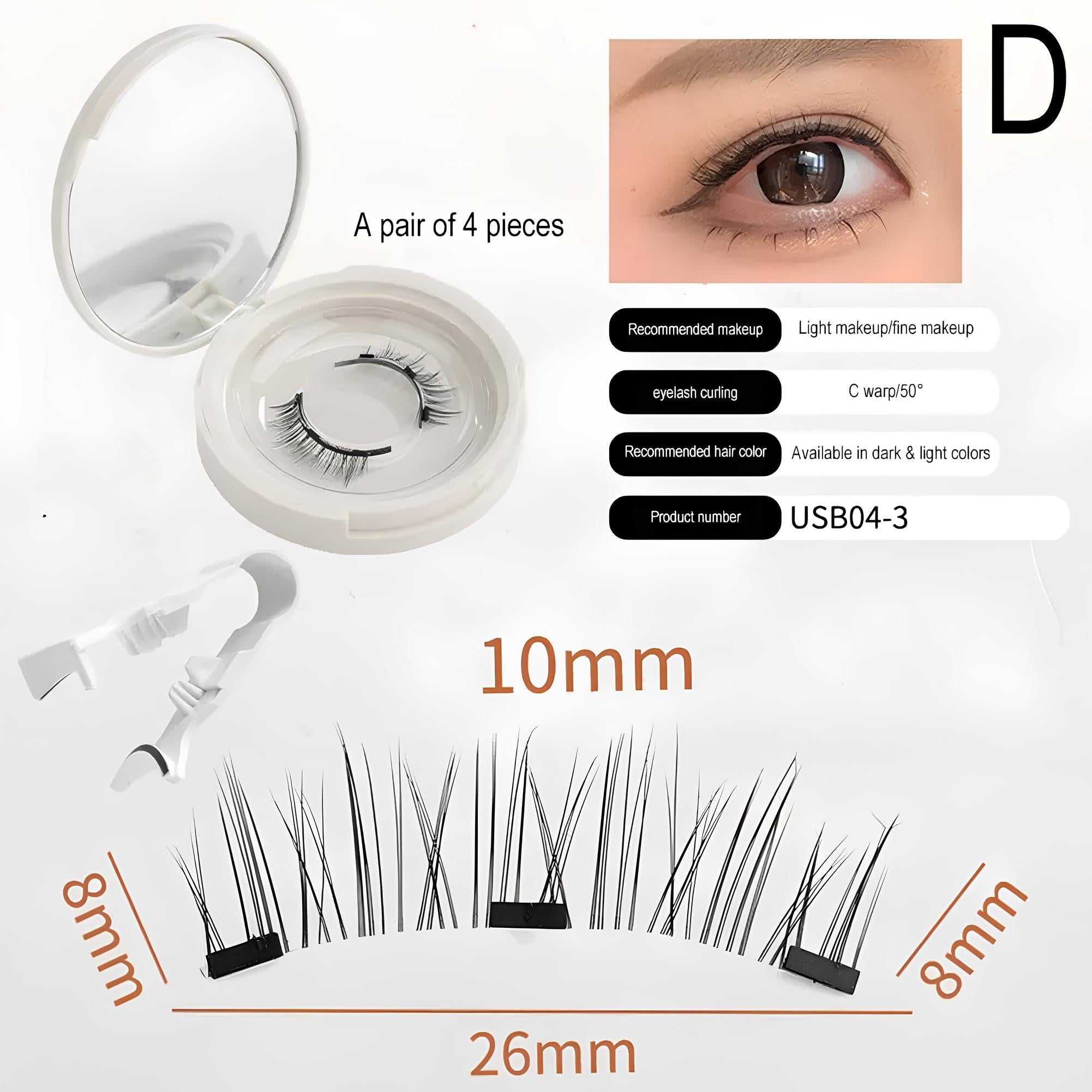 Magic Bloom Reusable Magnetic False Lashes - BUY 1 GET 1 FREE