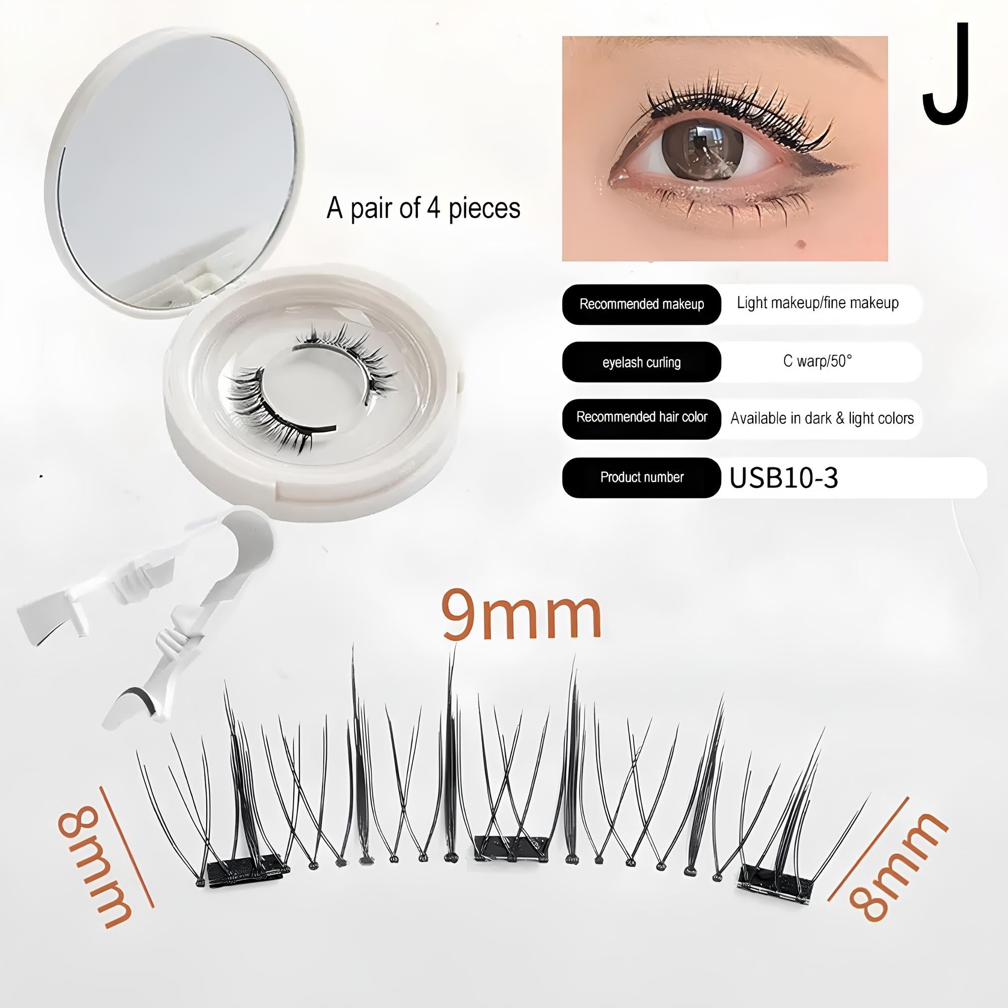 Magic Bloom Reusable Magnetic False Lashes - BUY 1 GET 1 FREE