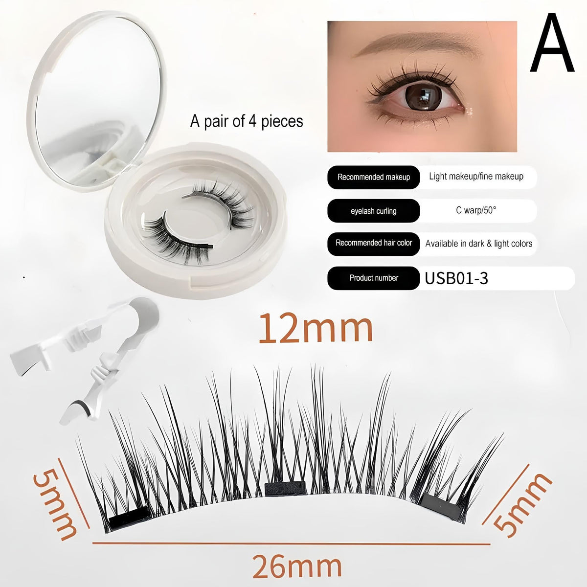 Magic Bloom Reusable Magnetic False Lashes - BUY 1 GET 1 FREE