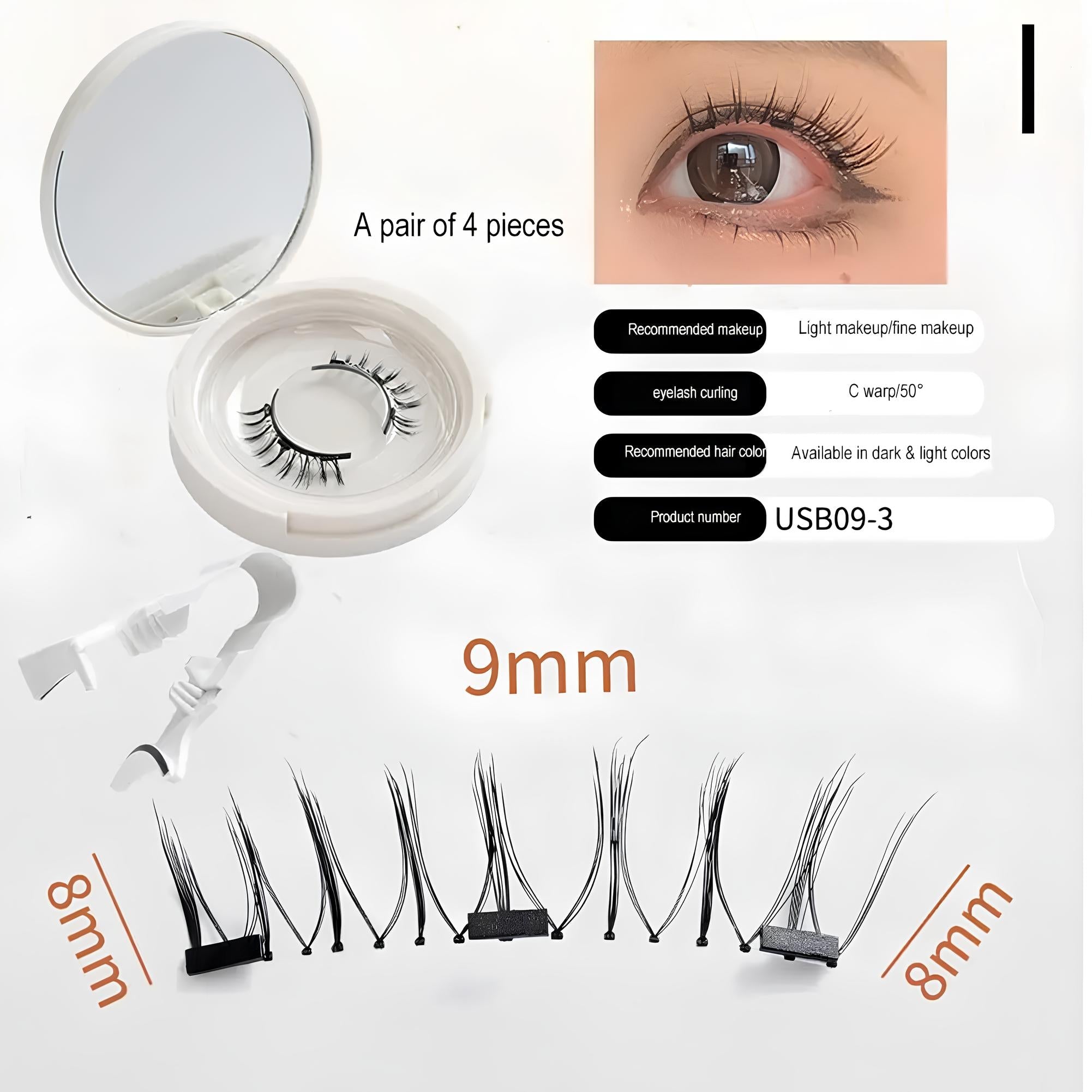 Magic Bloom Reusable Magnetic False Lashes - BUY 1 GET 1 FREE