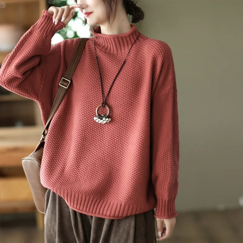 Wren High Neck Knit Jumper